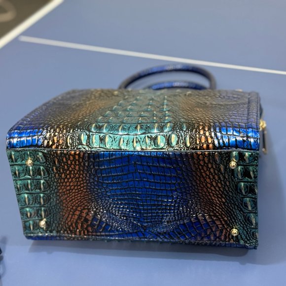 Brahmin Caroline Satchel Fortune Ombre- Used - Picture 7 of 11